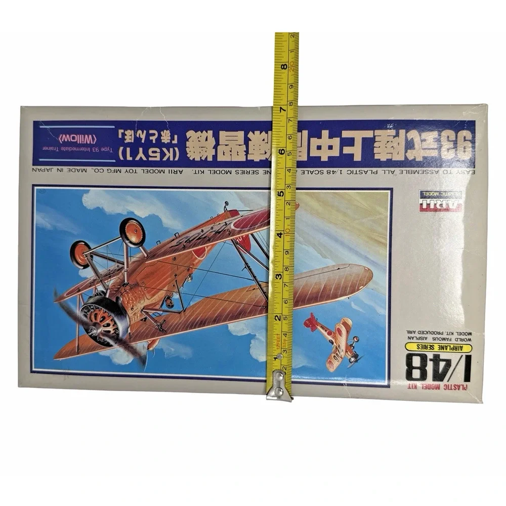 1980s Arii 1/48 Yokosuka K5Y1 Willow Type 93 Trainer Model Kit No.17 Japan NOS